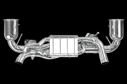 Porsche 992 Carrera/S/Turbo/Turbo S - Valved Exhaust + 250 Cell Sport Cats (OE Actuators)