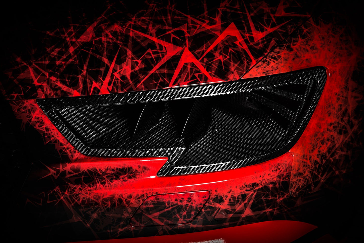 Eventuri Audi 8V Gen 2 RS3 Black Carbon Headlamp Race Duct