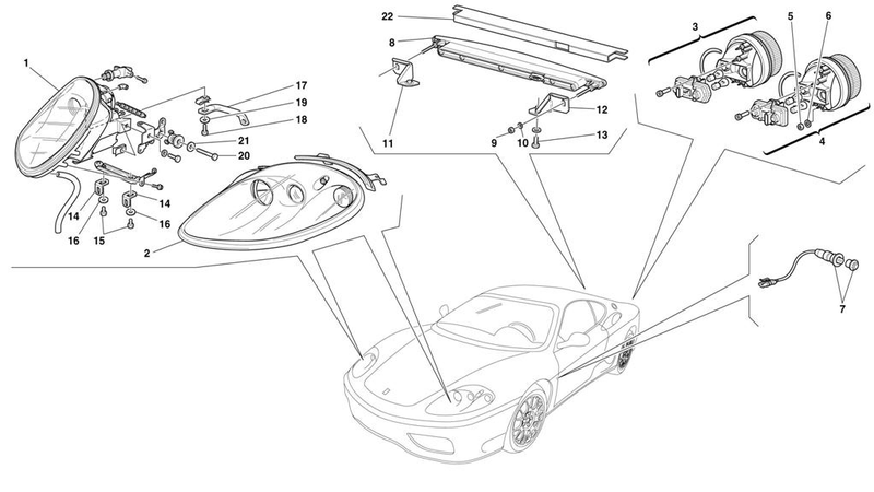 1 - HEADLIGHT LOW/HIGH BEAM