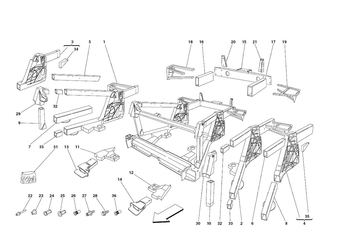 9 - COMPLETE R.H. REAR PANEL