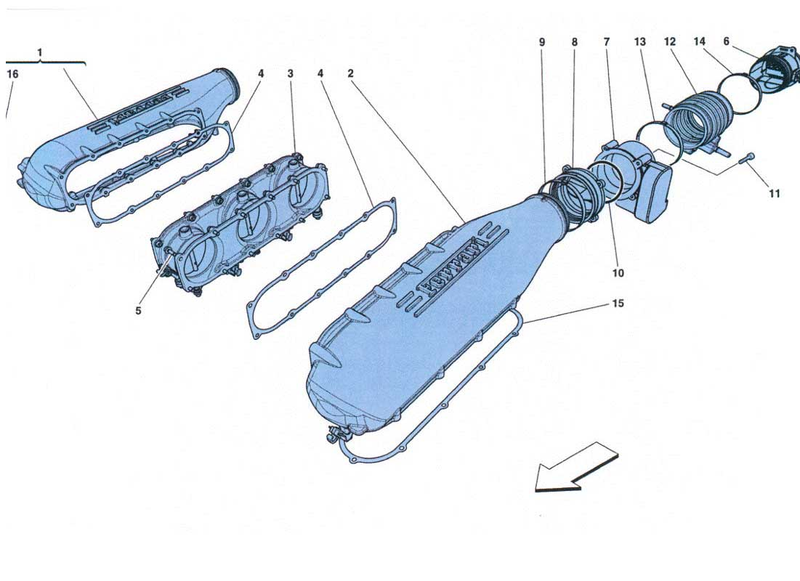 1 - RH INTAKE PLENUM 1
