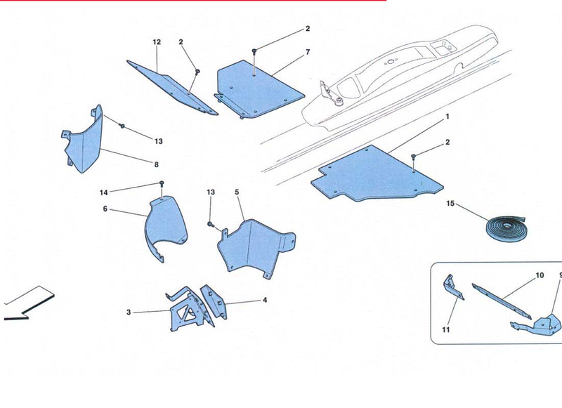 1 - DRIVER SIDE HEEL REST