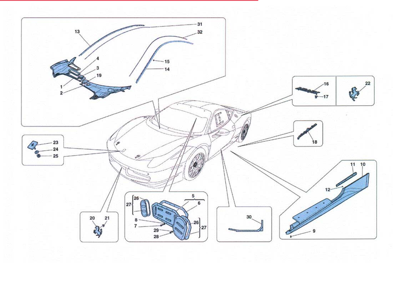 1 - COMPL. RH UNDERWINDSCREEN TR