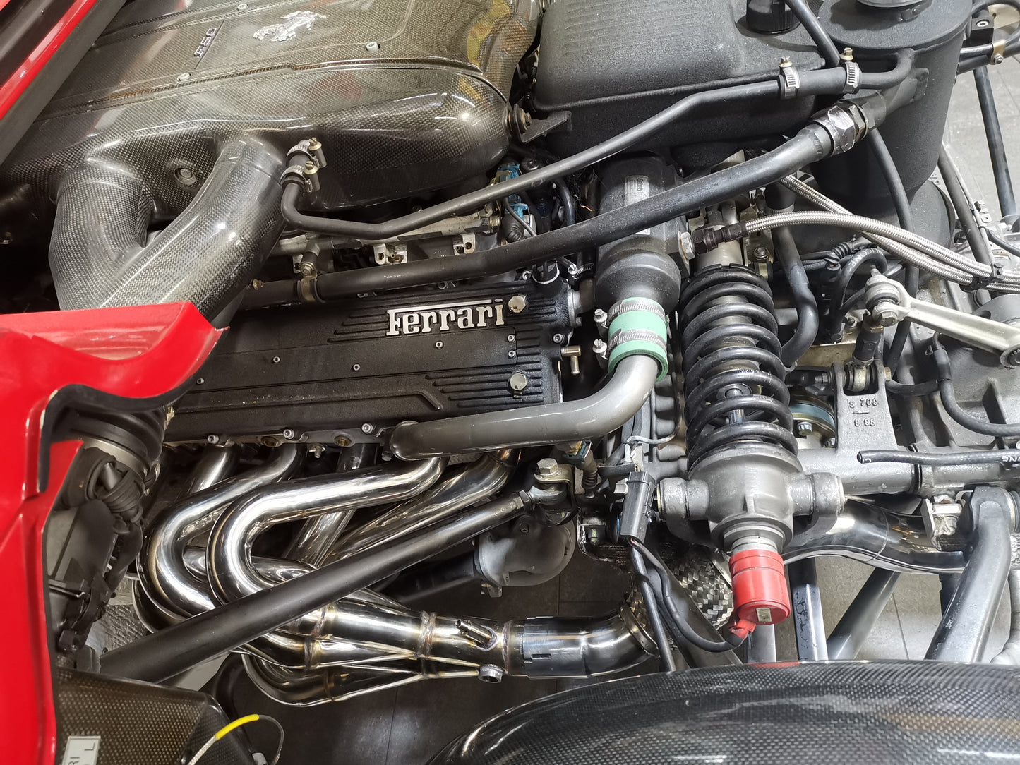 Ferrari F50 - Full Exhaust: Headers, Cat Spare, and X Pipe Muffler + Remote
