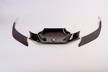 Ferrari F8 - Carbon Fiber Front Spoiler + Side Air Guides (Set)