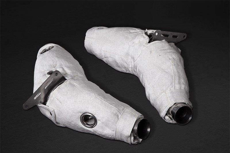 Ferrari F8 - Cat Spare Pipes + Heat Protection