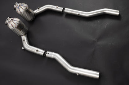 Ferrari Roma - Sport Cat Downpipes + Heat Protection
