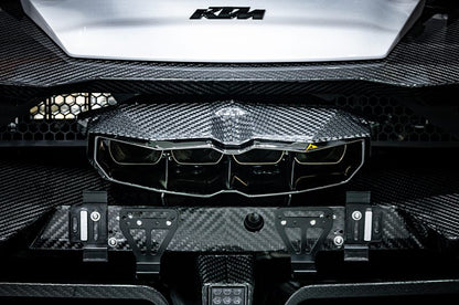 KTM X-Box GT-XR: Valved Exhaust w/ Heat Shield + Carbon/Stainless Exhaust Finisher