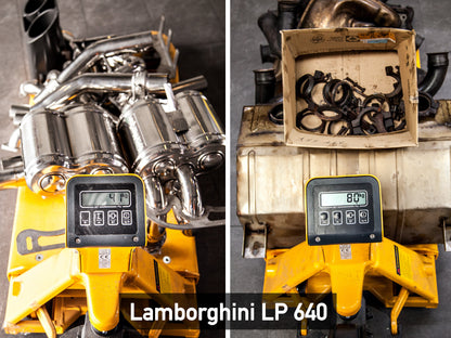 Lamborghini Murcielago LP640 - Racing Valved Exhaust w/ Headers, Sport Cats, and Ceramic Coated Tips