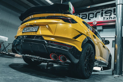 Lamborghini Urus Performante - Valved Exhaust, MidSilencer Spare + Wicrom Tips (OE Actuators)