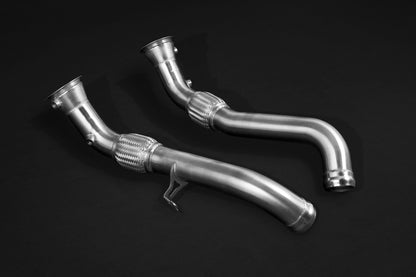Mclaren (M838T/E) - Cat Spare Downpipes + Heat Protection