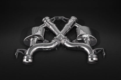 Mclaren 675LT - Valved Exhaust, Cat Spare Downpipes + Carbon Tips (CES3)