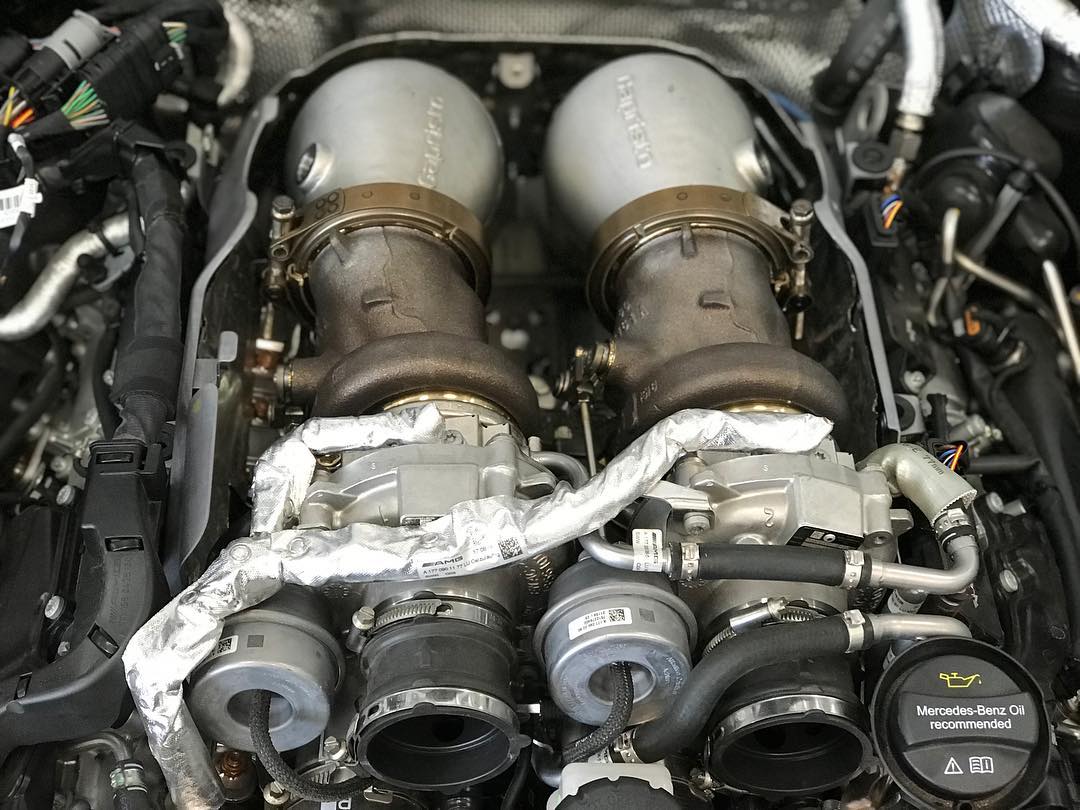 Mercedes AMG C63/S (W205) - Cat Spare Downpipes