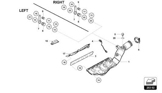 1 - Exhaust Manifold Lh