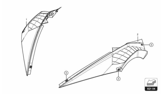 1 - Front Fender Rh