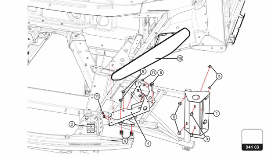 5 - Hexagon Flange Nut M6
