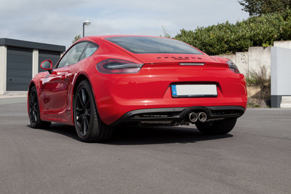Porsche 981/982 Boxster/Cayman/GT4/718 - Valved Exhaust with Carbon Tips (for PSE) image 6