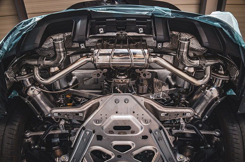 Porsche 718 GT4RS - Valved Muffler for OE Tips image 4