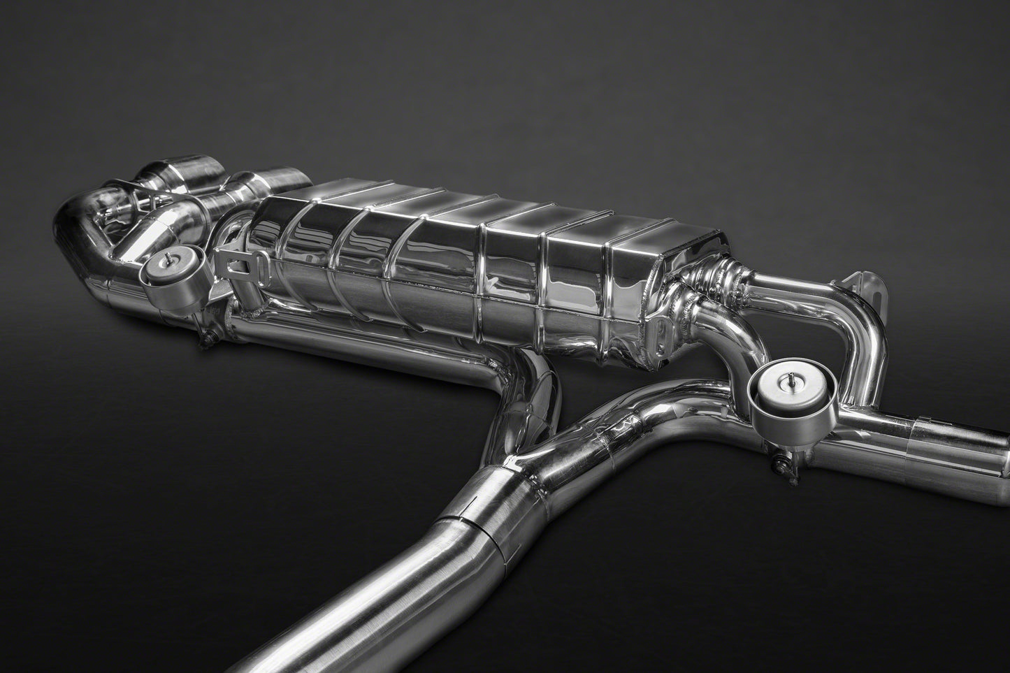 Nissan GTR MK3/4/Nismo - Valved Exhaust with Mid-Pipes (Post Cat Spare) Carbon Tips (CES3) image 3