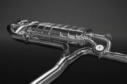 Nissan GTR MK3/4/Nismo - Valved Exhaust with Mid-Pipes (Post Cat Spare) Carbon Tips (CES3) image 3
