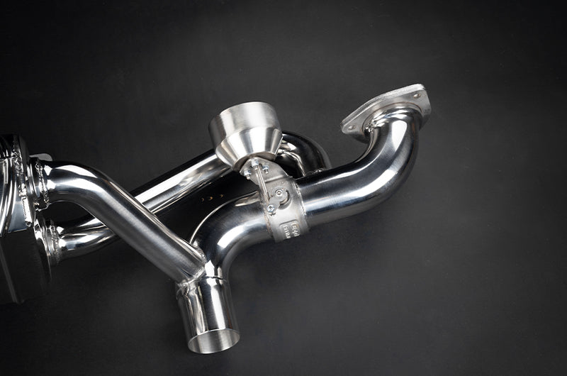 Porsche 718 GT4RS - Valved Muffler (Slanted Wicrom Tips) for PSE image 2