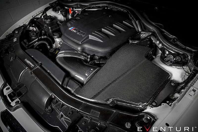 Eventuri BMW E9X M3 (S65) Black Carbon Airbox Lid - Gloss