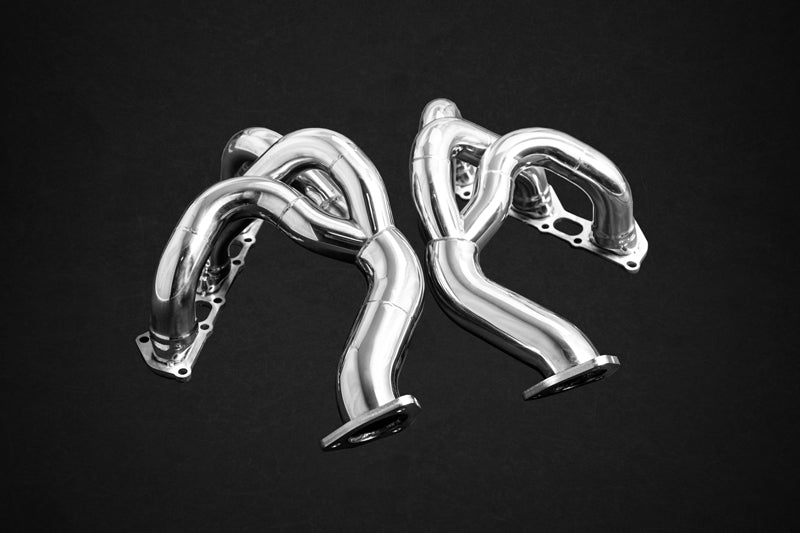 Porsche 718 Spyder/GTS/Cayman GT4 - Set: Header Manifolds and 250 Cell Sport Cats image 3
