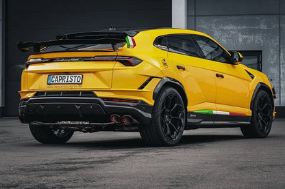 Lamborghini Urus Performante - Valved Exhaust with Middle Silencer Spare and Wicrom "Performante" Tips (for OE Actuators) image 2