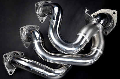 Porsche 718 GT4RS - SET: Valved Muffler, 100 Cell OPF Replacement, Performance Headers (Wicrom Tips) image 9