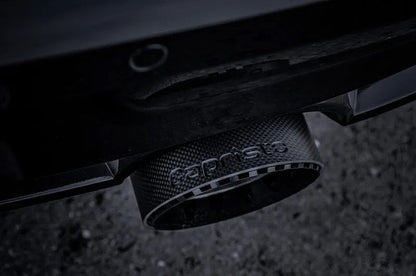 Nissan Z (RZ34) - Valved Exhaust with Center Silencer Delete and Carbon/Wicrom Tips (CES3) image 3