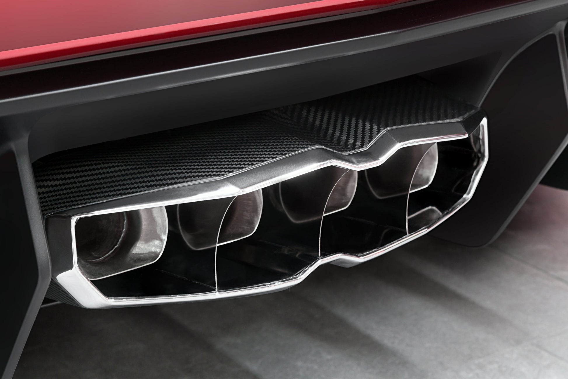 Lamborghini Aventador LP700/750SV - Carbon/Stainless Exhaust Frame image 4