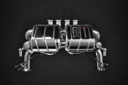 Lamborghini Aventador LP750 SV - Valved Exhaust with Carbon/Stainless Frame image 3