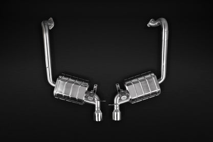 Porsche 981/982 Boxster/Cayman/GT4/718 - Valved Exhaust with Stainless Tips (for PSE) image 1