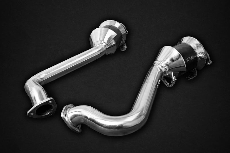 Porsche 718 Spyder/GTS/Cayman GT4 - Set: Header Manifolds and 250 Cell Sport Cats image 4