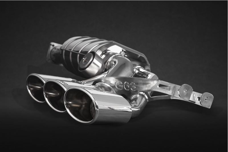 Mercedes AMG G550/G500 (W463A) 4L BiTurbo - ECE Valved Triple Mufflers (CES3) image 2