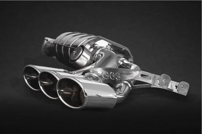 Mercedes AMG G550/G500 (W463A) 4L BiTurbo - ECE Valved Triple Mufflers (CES3) image 2