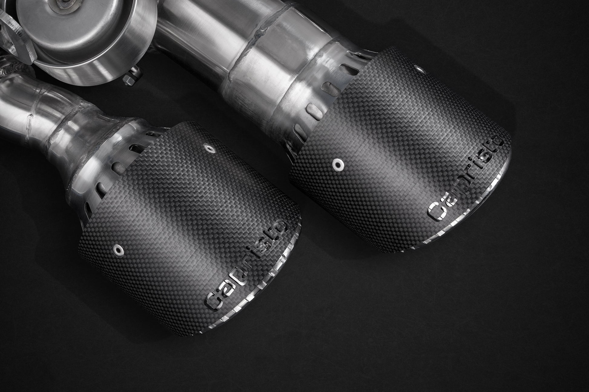 Porsche 971 Panamera GTS/Turbo/S - Valved Exhaust with Mid-Pipes and Carbon Tips (CES3) image 4