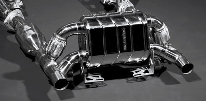 Ferrari F430 Scuderia/16M - Valved Exhaust, Cat Spares + Heat Protection